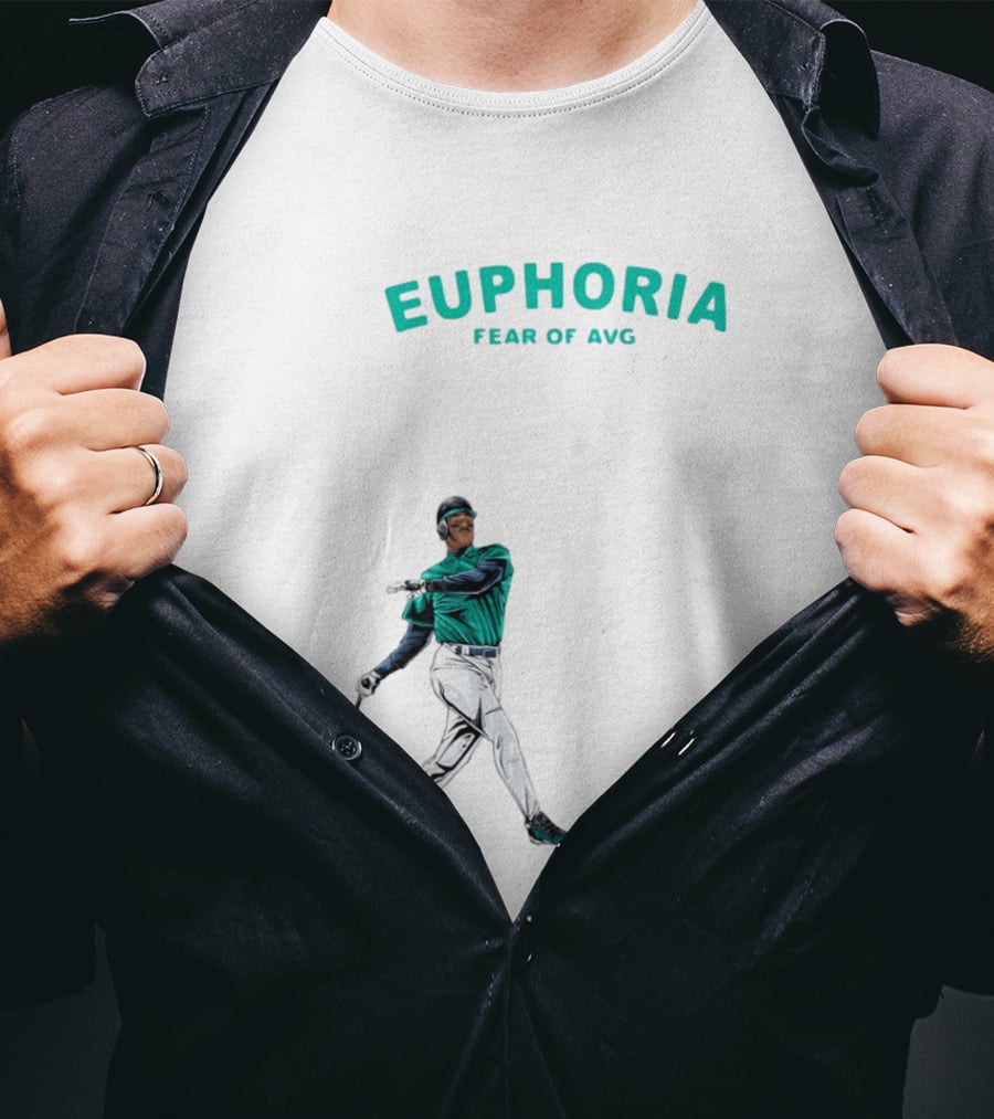 Euphoria Fear Of AVG Baseball Player Iconic Swing T-Shirt