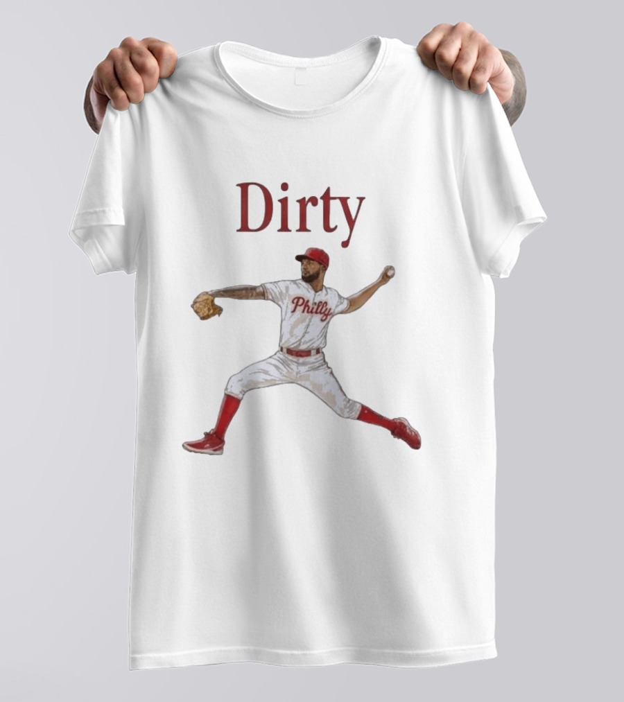 Dirty Cristopher Sanchez Philly Phillies T-Shirt