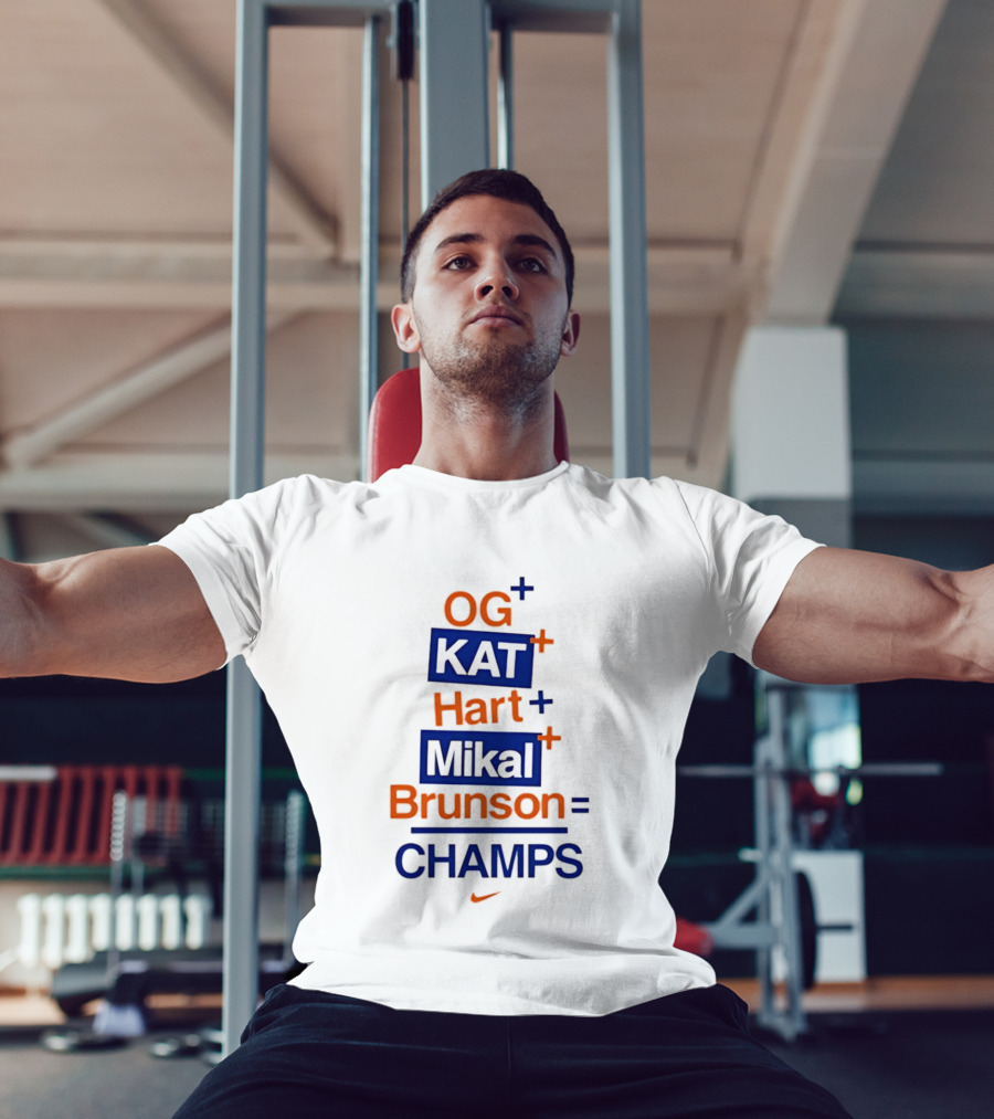 OG KAT Hart Mikal Brunson Champs Knicks 2026 T-Shirt