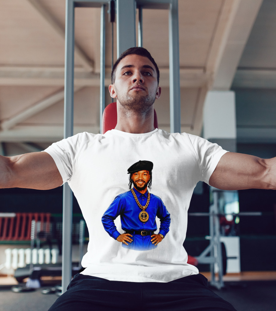 Jalen Brunson NY Knicks Always Business Never Personal Anchor Chain Beret Outfit T-Shirt