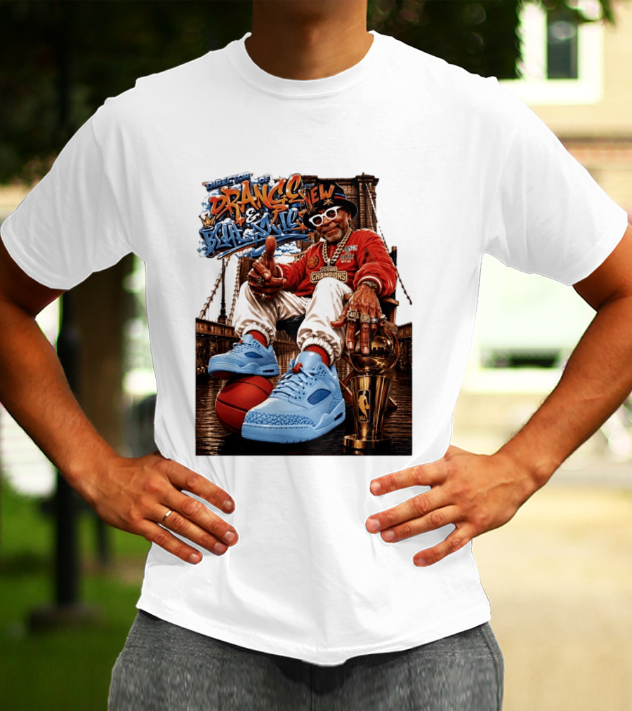 Director Orange And Blue New Champions NBA Basketball T-Shirt