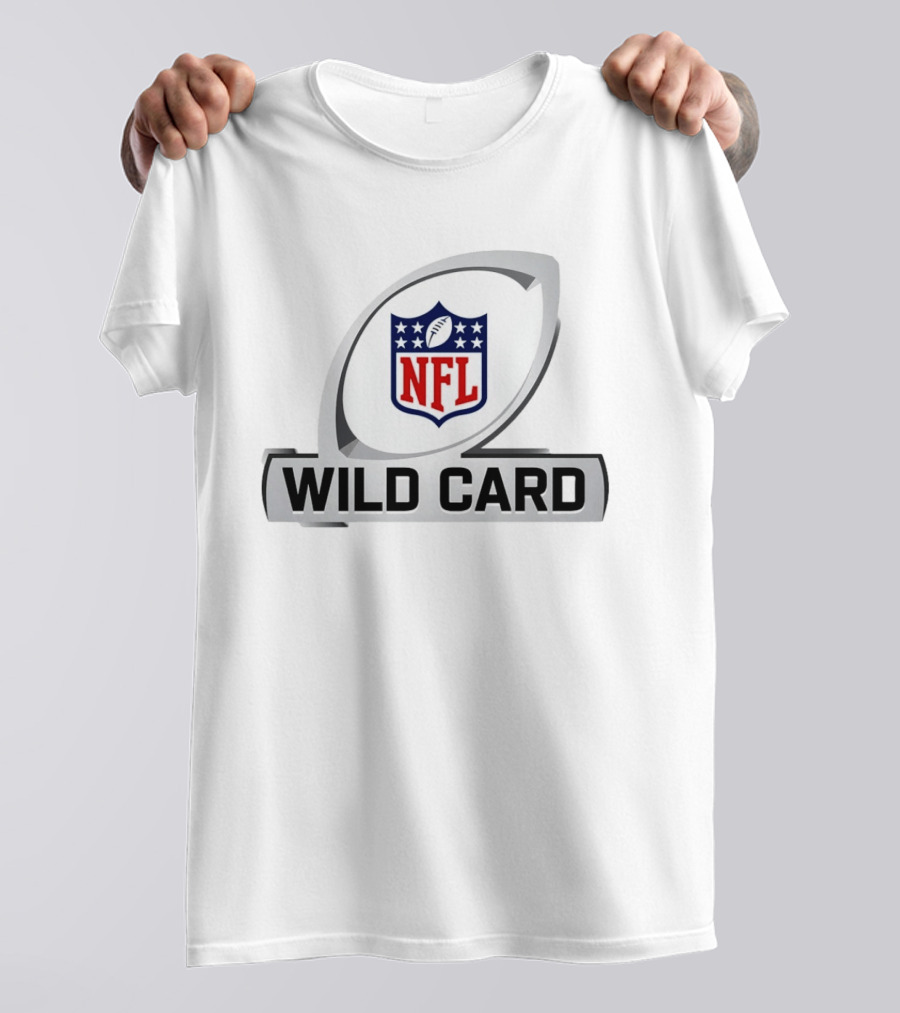 NFL Wild Card 2026 Logo Football T-Shirt