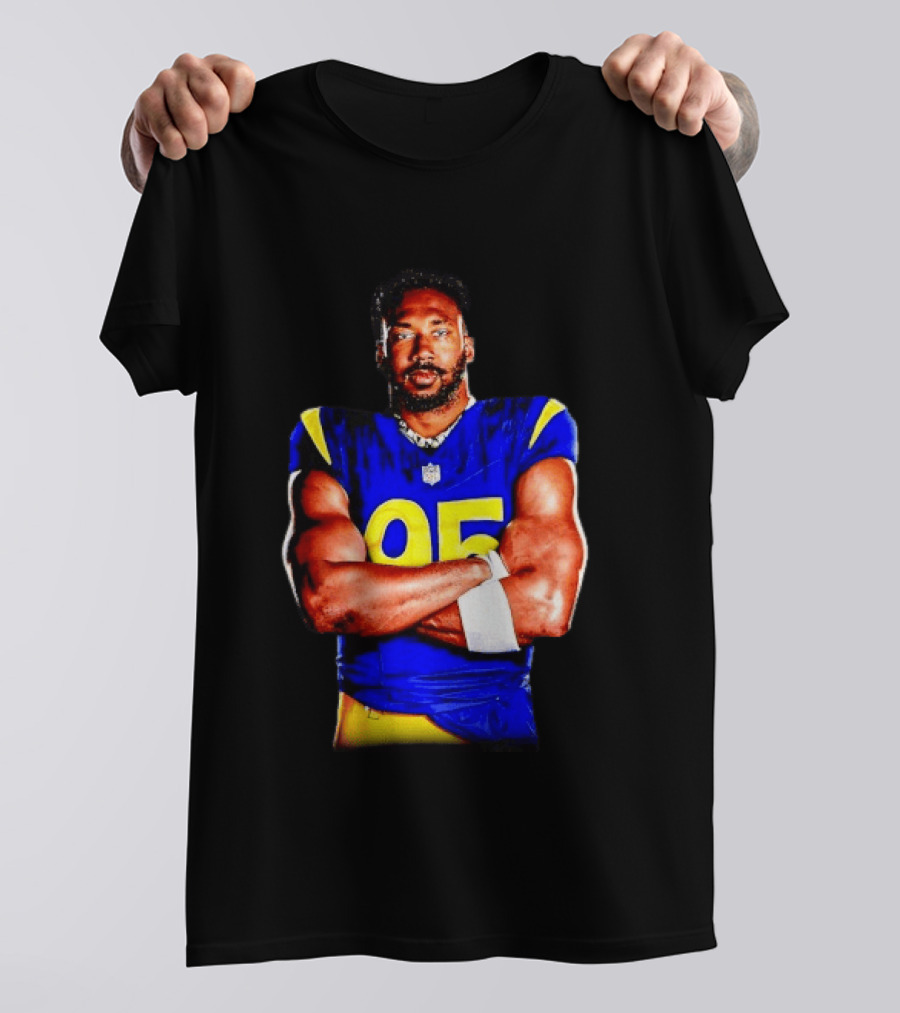 Myles Garrett 95 Los Angeles Rams Football Sports Fan T-Shirt
