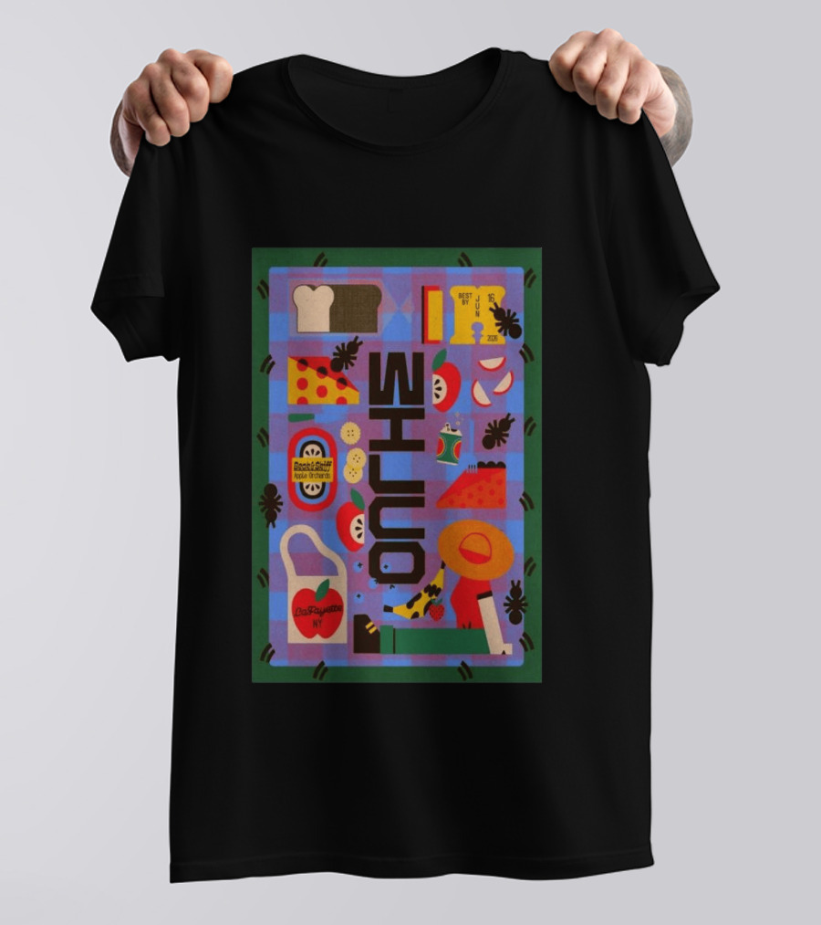 Wilco Beak & Skiff Apple Orchards 06 16 2026 Lafayette NY Pizza Bread Ants T-Shirt
