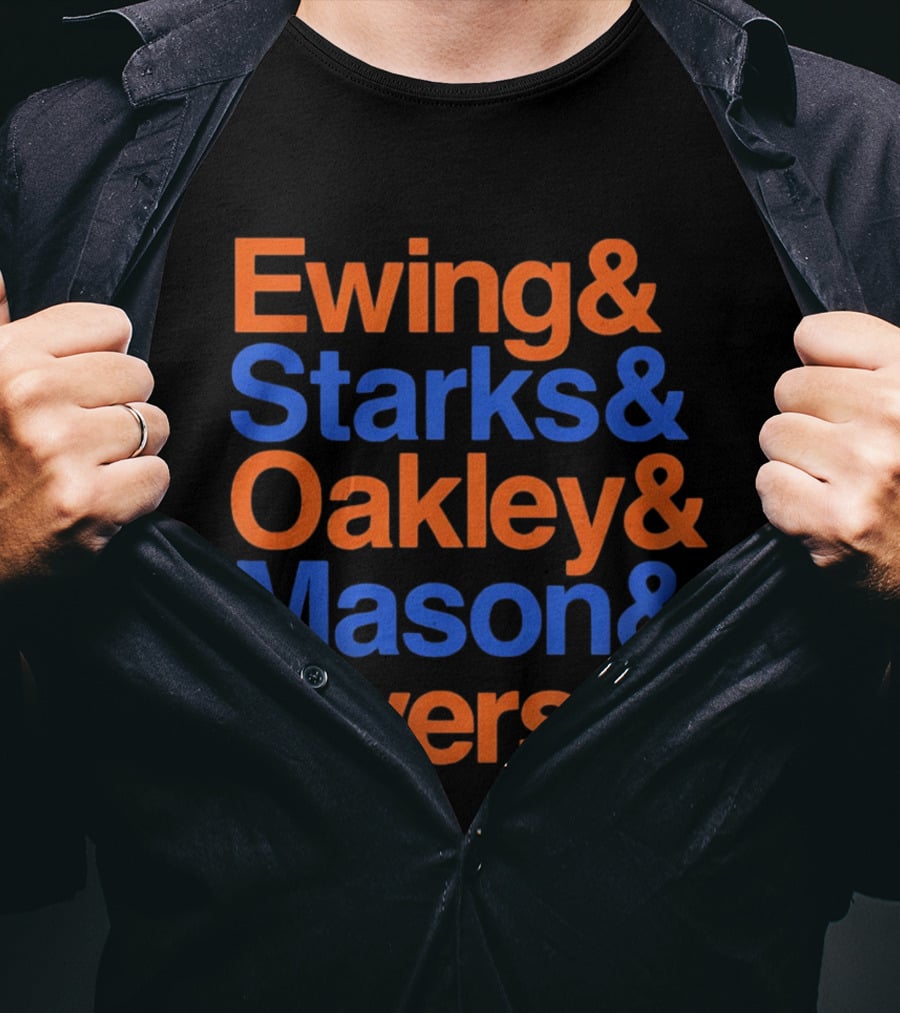 New York Knicks Ewing Starks Oakley Mason Rivers Legends T-Shirt