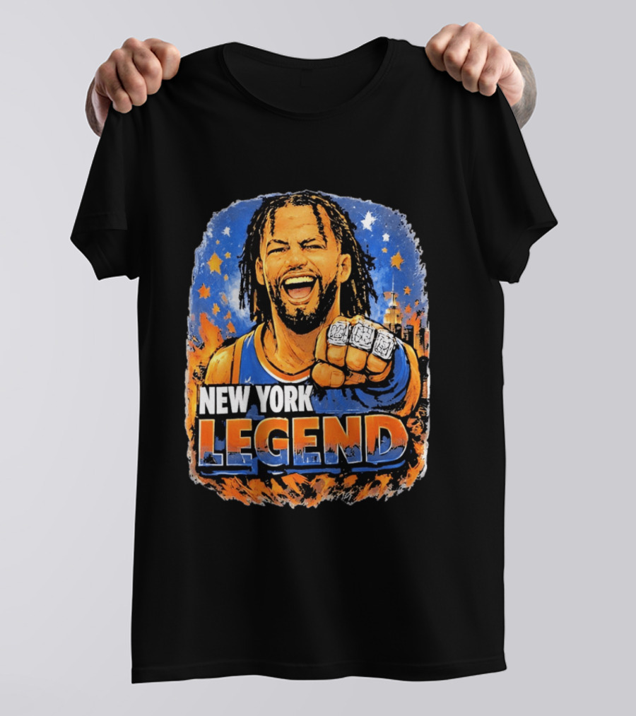 New York Knicks Jalen Brunson Legend Rings T-Shirt