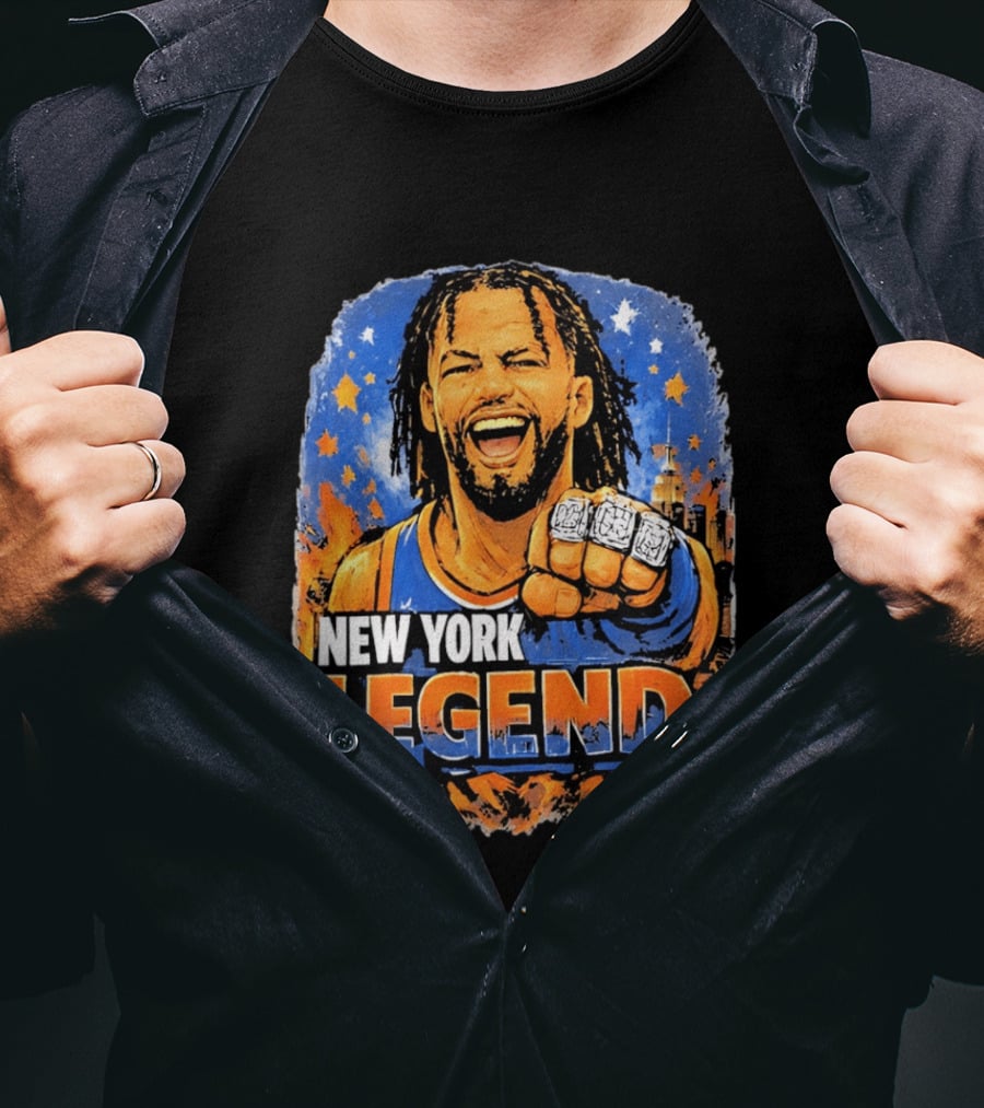 New York Knicks Jalen Brunson Legend Rings T-Shirt