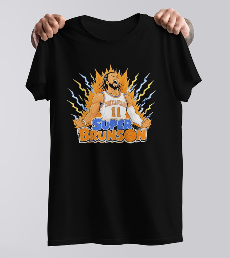 New York Knicks Super Brunson The Captain Son Goku T-Shirt