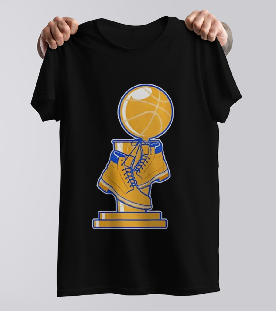 New York Basketball Trophy Golden Boots T-Shirt