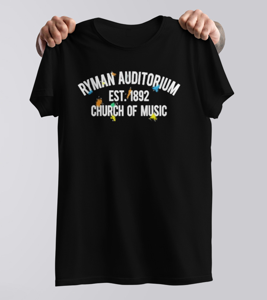 Ryman Auditorium Est 1892 Church Of Music Opry T-Shirt