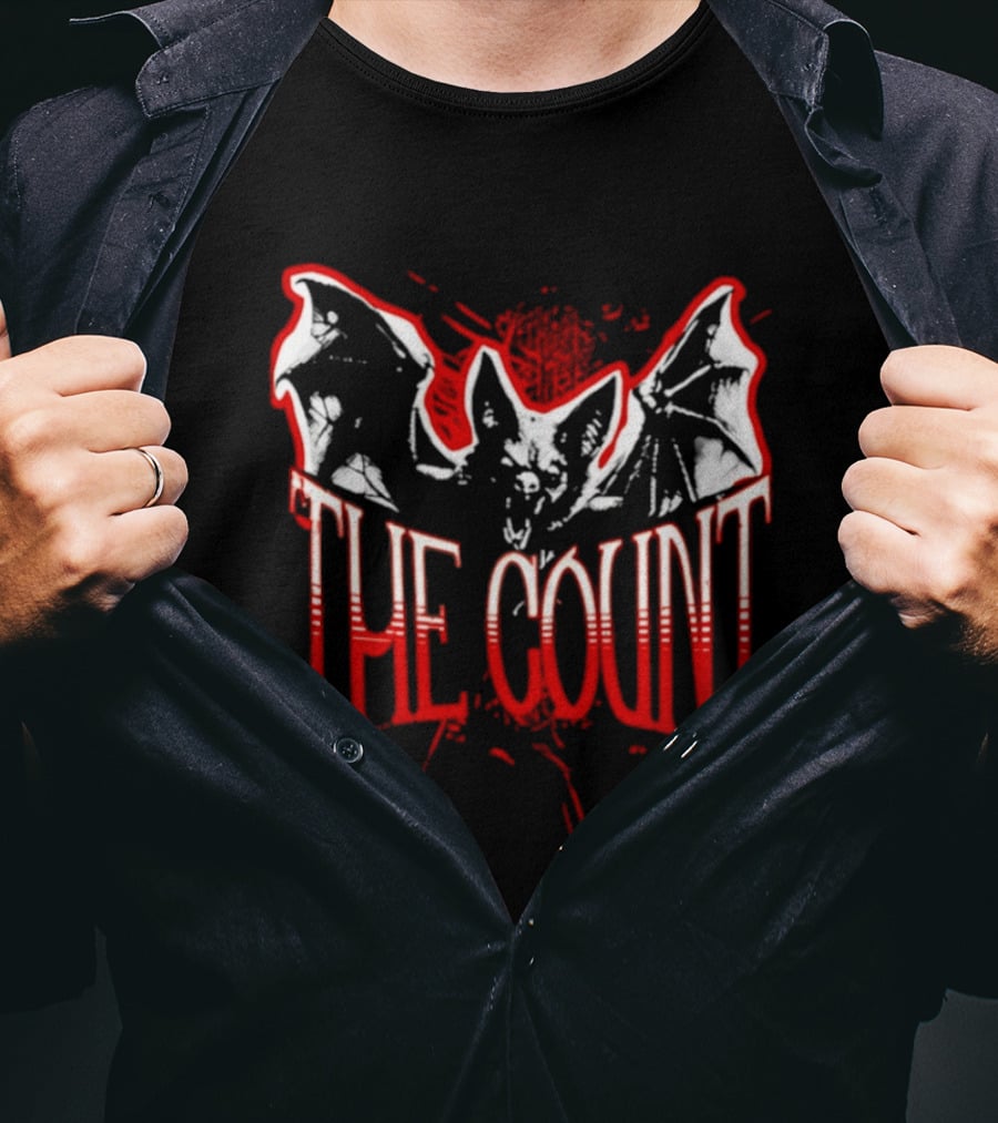 The Count Bat Illustration Sebastian Silvera T-Shirt