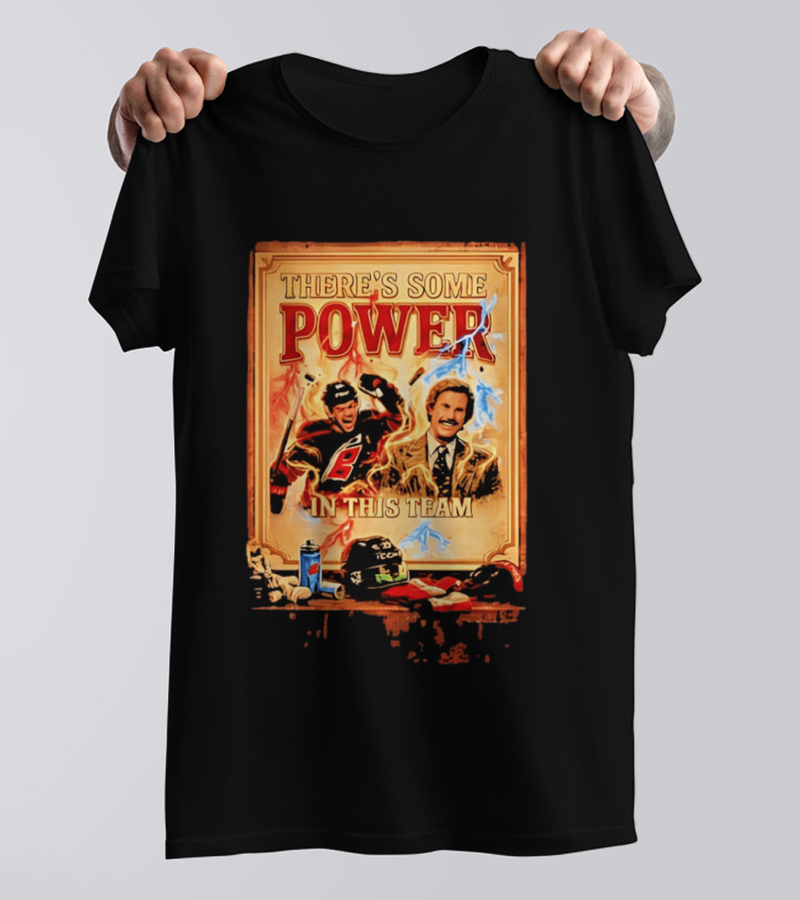 There's Some Power In This Team Carolina Hurricanes Logan Stankoven T-Shirt