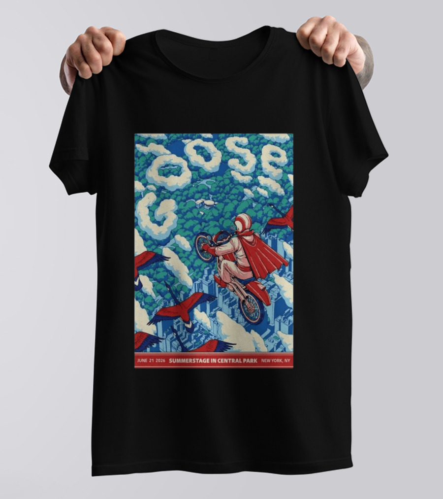 Goose Summerstage Central Park June 21 2026 New York NY T-Shirt