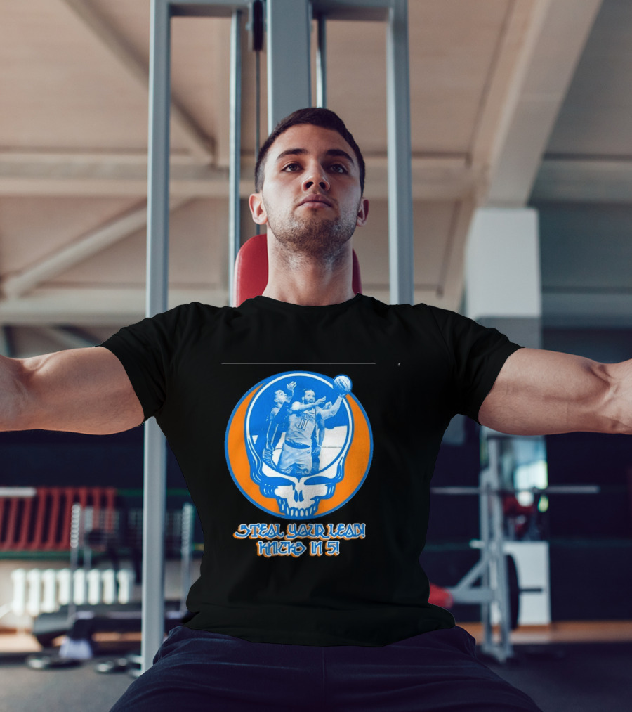 New York Knicks Jalen Brunson Steal Your Lead Knicks In 5 T-Shirt