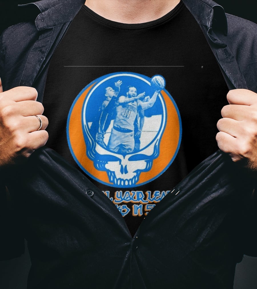 New York Knicks Jalen Brunson Steal Your Lead Knicks In 5 T-Shirt