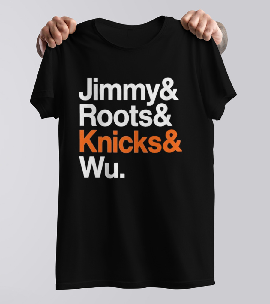 Jimmy And Roots And Knicks And Wu Basketball T-Shirt