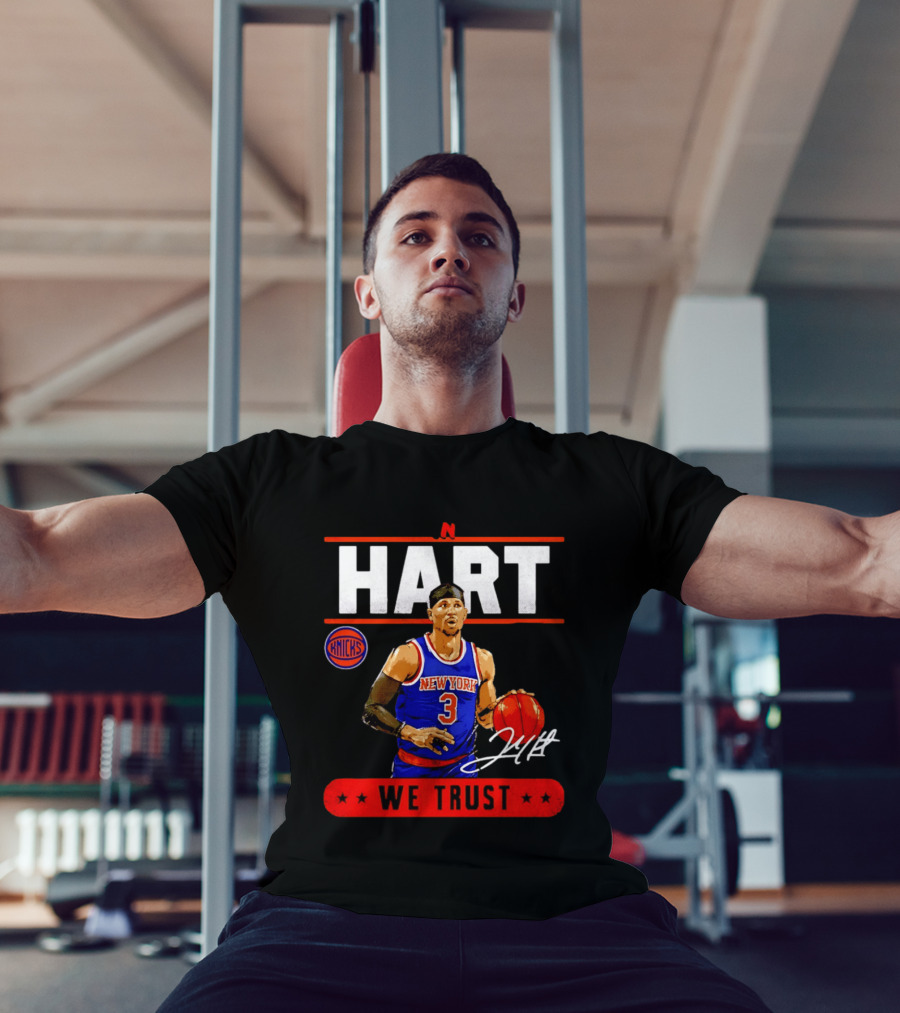 New York Knicks Josh Hart In Hart We Trust Basketball Player T-Shirt