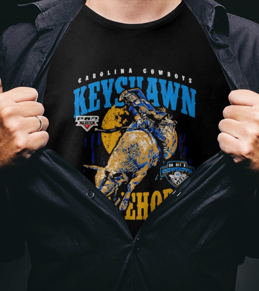 Carolina Cowboys Keyshawn Whitehorse PBR Bull Riding T-Shirt