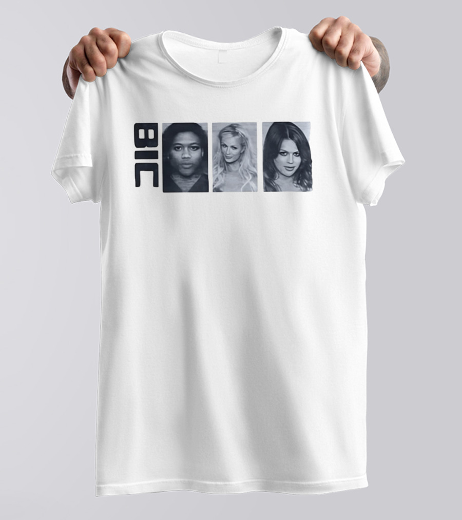 Bic Nicki Minaj Paris Hilton Britney Spears Trio Shots T-Shirt