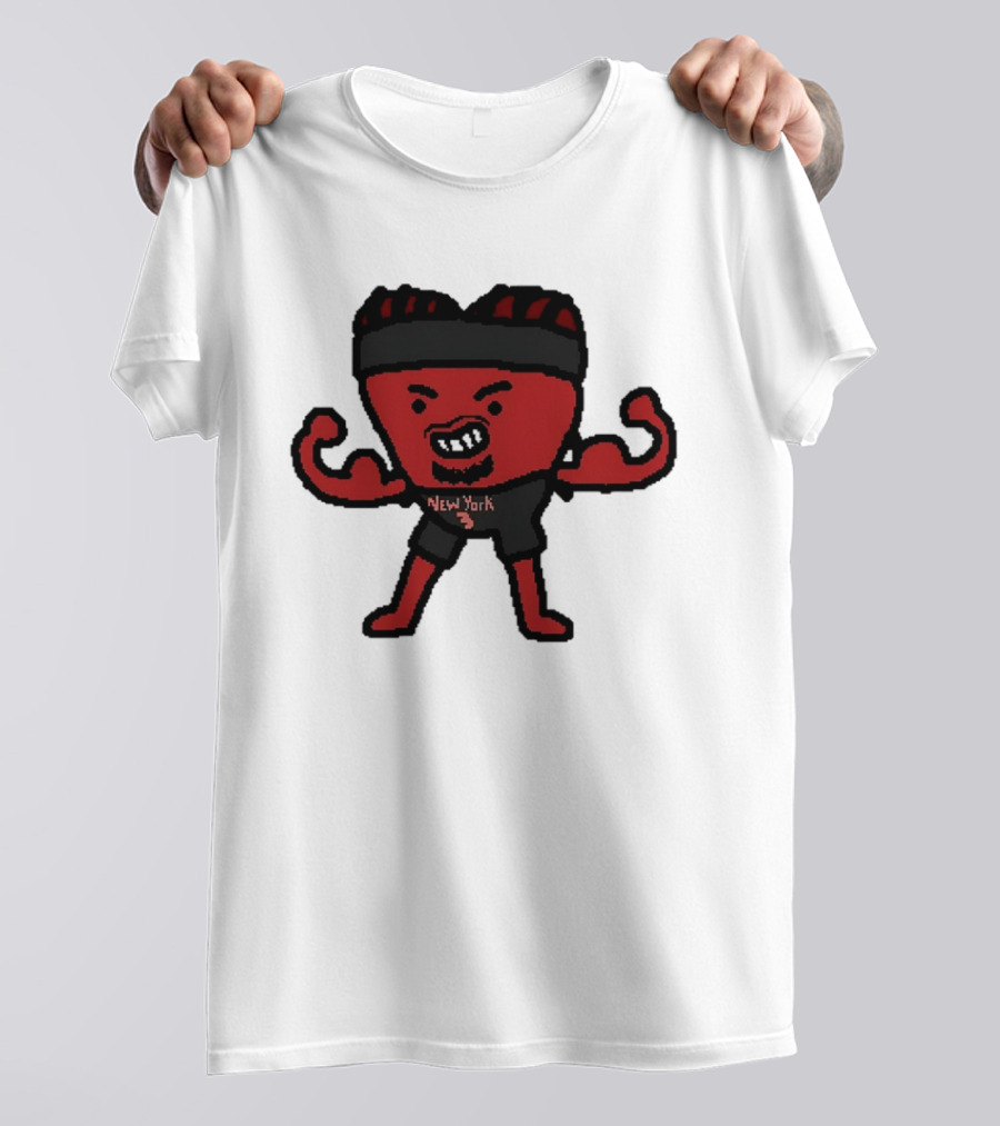Josh Hart New York Knicks Heart NBA Paint T-Shirt