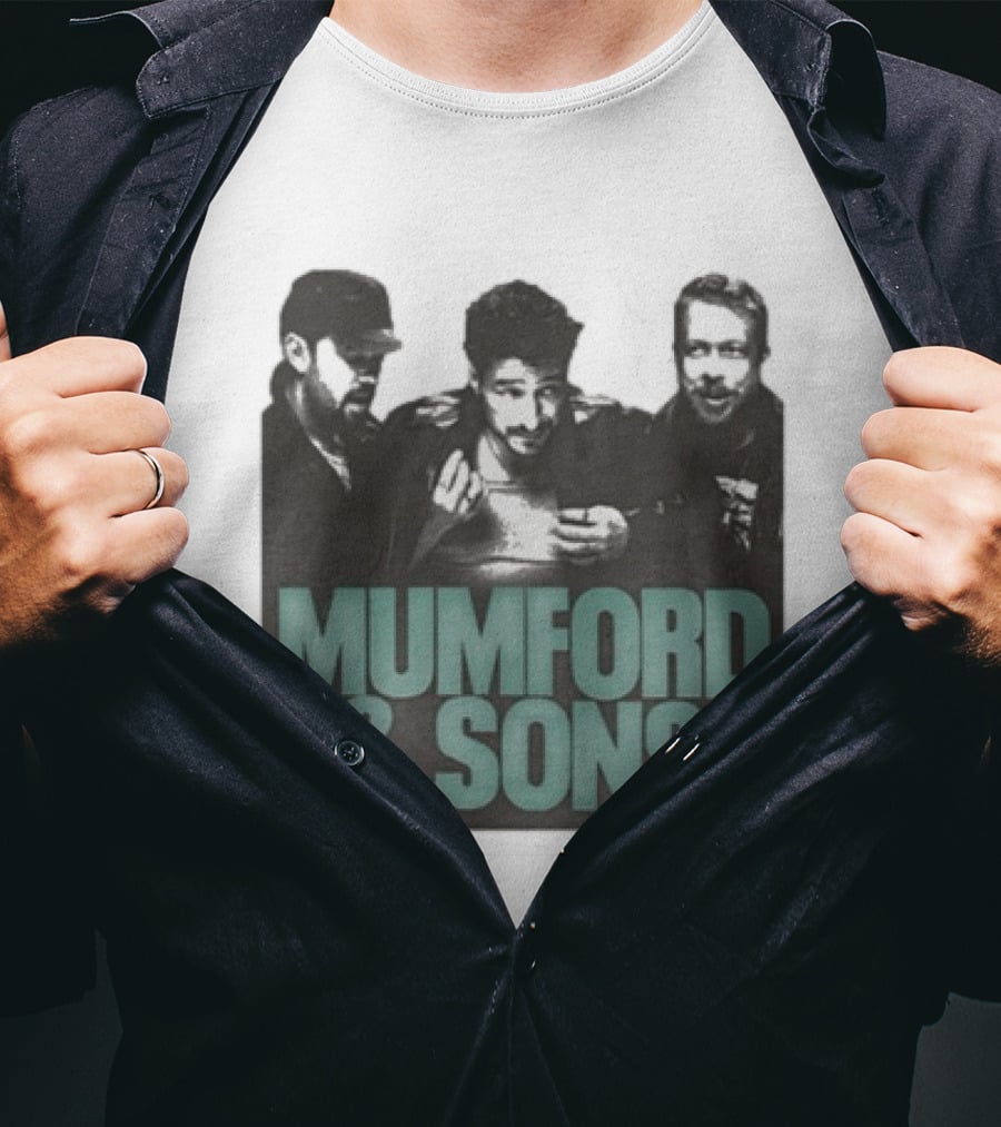 Mumford And Sons Bone Photo Prizefighter North America Tour 2026 T-Shirt