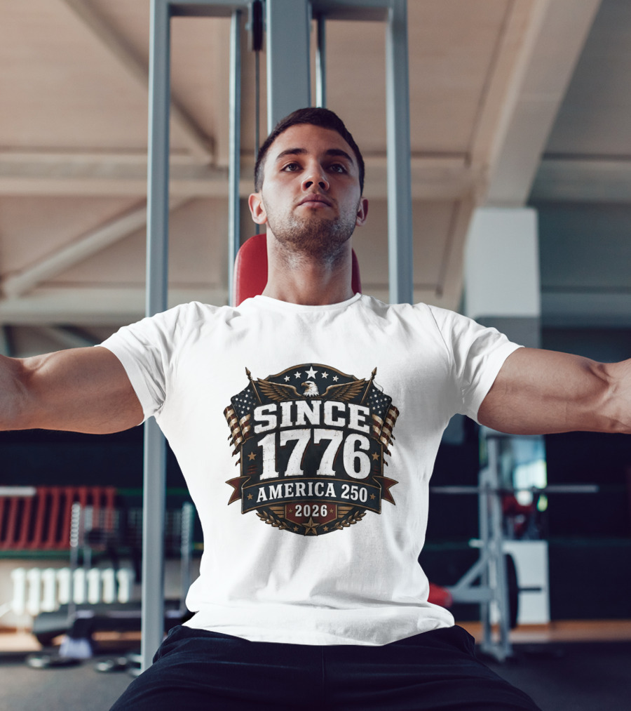 Since 1776 America 250 2026 USA Anniversary T-Shirt