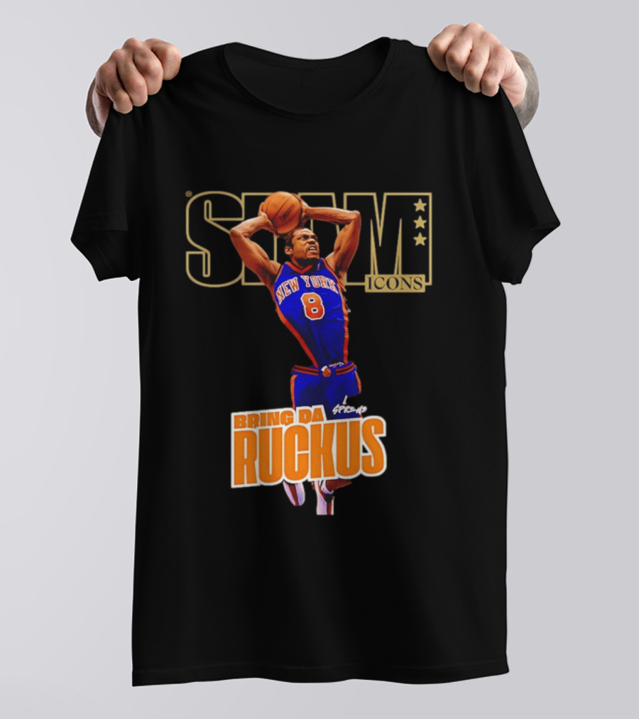 New York Knicks Sprewell SLAM Icons Bring Da Ruckus T-Shirt