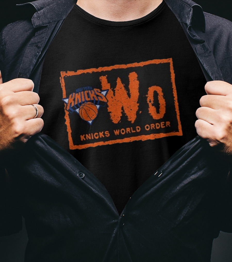 NWO Knicks World Order New York Basketball T-Shirt