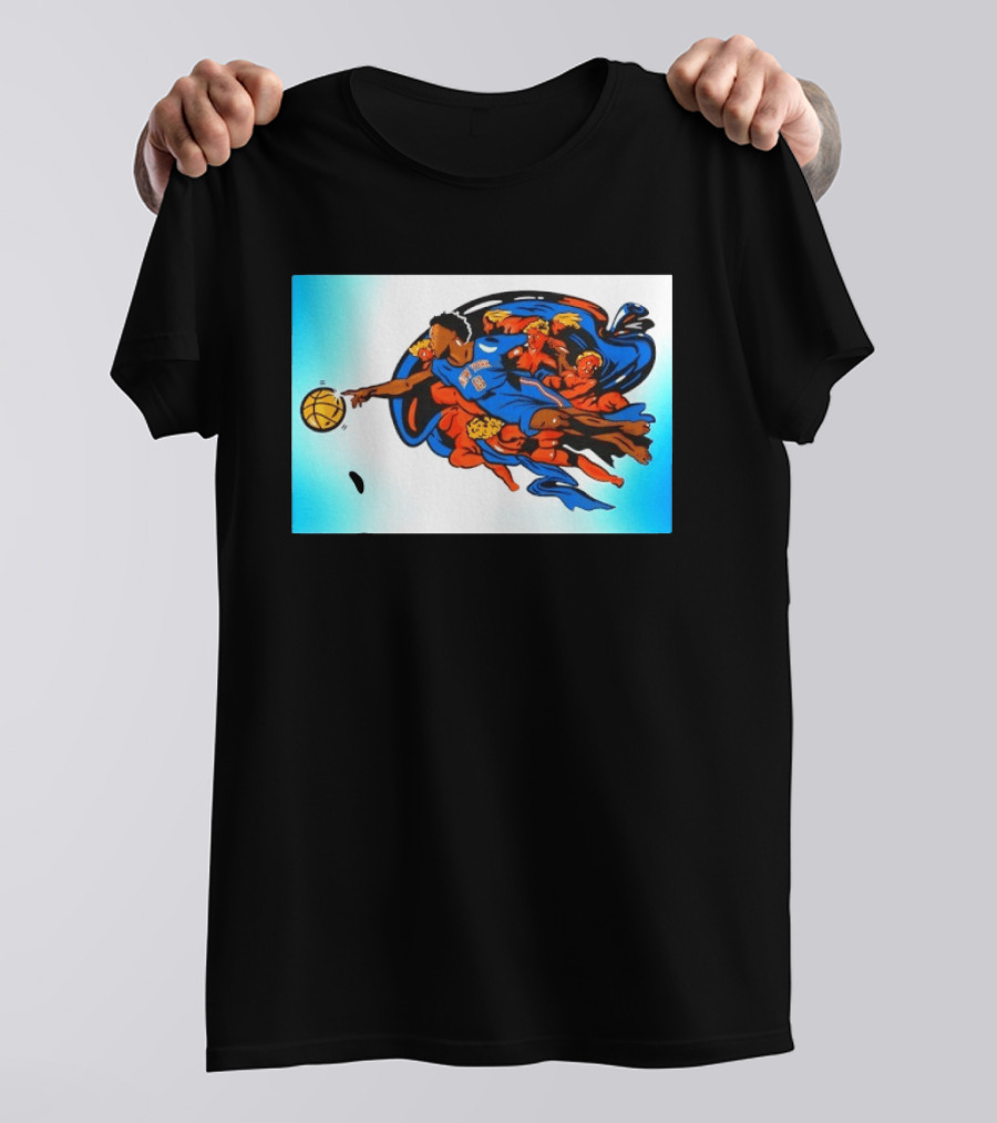 OG Anunoby New York Knicks Creation Of Adam Basketball T-Shirt