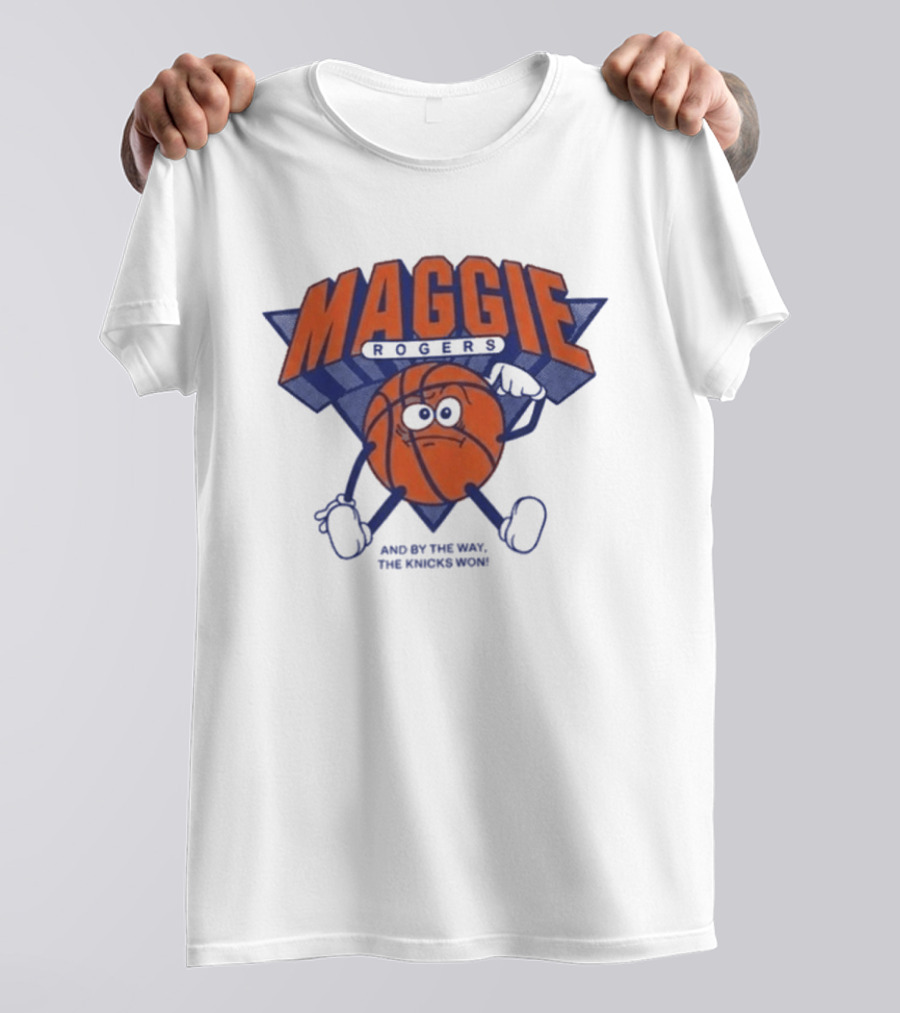 Maggie Rogers New York Knicks Won Basketball T-Shirt