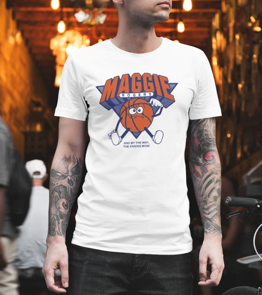 Maggie Rogers New York Knicks Won Basketball T-Shirt