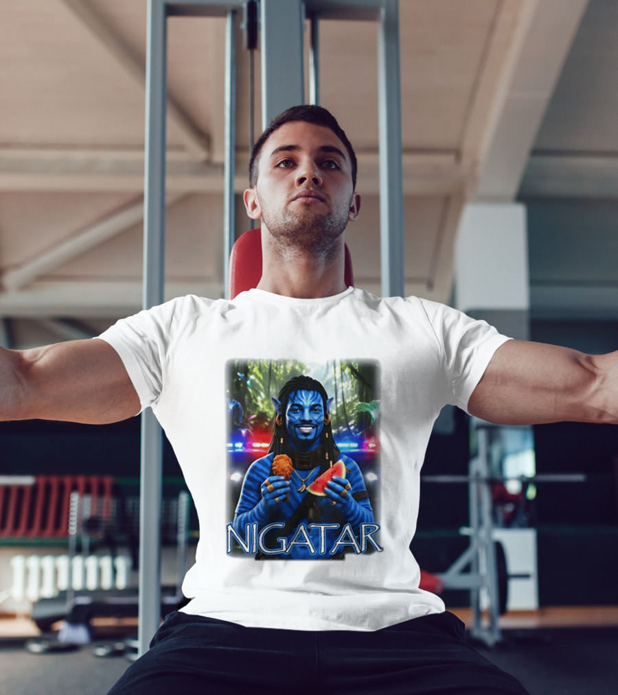 Nigatar Avatar Meme Watermelon And Chicken T-Shirt