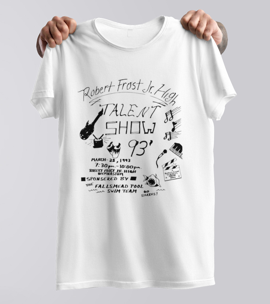 Robert Frost Jr. High Talent Show 1993 Music Performance T-Shirt