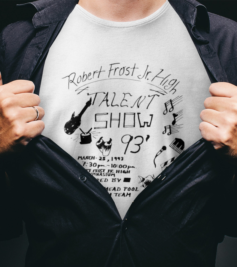 Robert Frost Jr. High Talent Show 1993 Music Performance T-Shirt