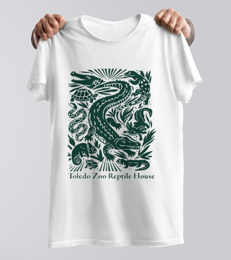 Toledo Zoo Reptile House Alligator Snake Turtle Lizard T-Shirt
