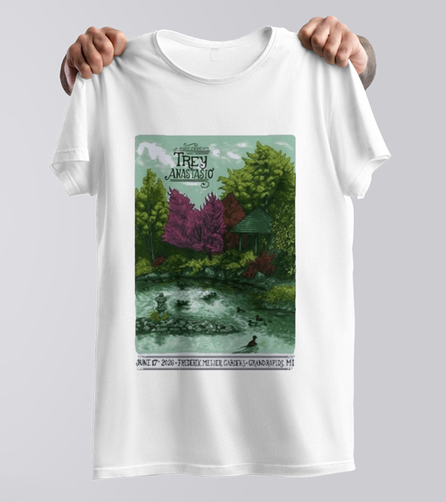 Trey Anastasio June 17 2026 Frederik Meijer Gardens Grand Rapids MI T-Shirt