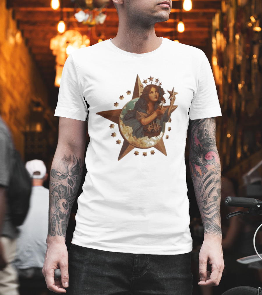 A Ma Maniere Alchemist Star Girl Celestial Starburst T-Shirt