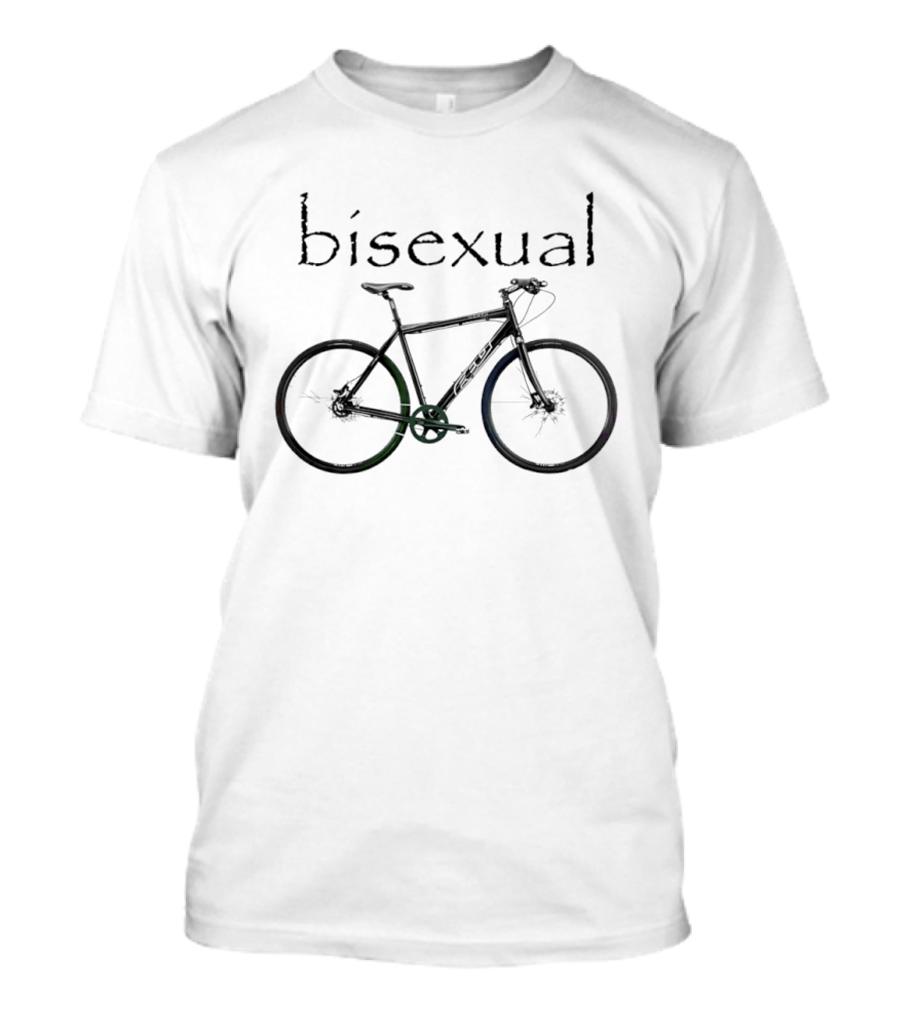 Bisexual Bicycle Pride LGBTQ+ Visibility T-Shirt