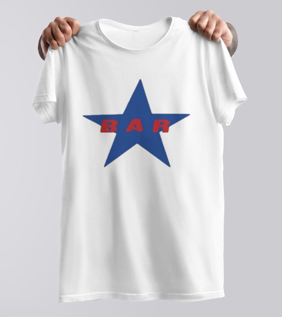 Carter Faith Bar Star Blue Red Star T-Shirt