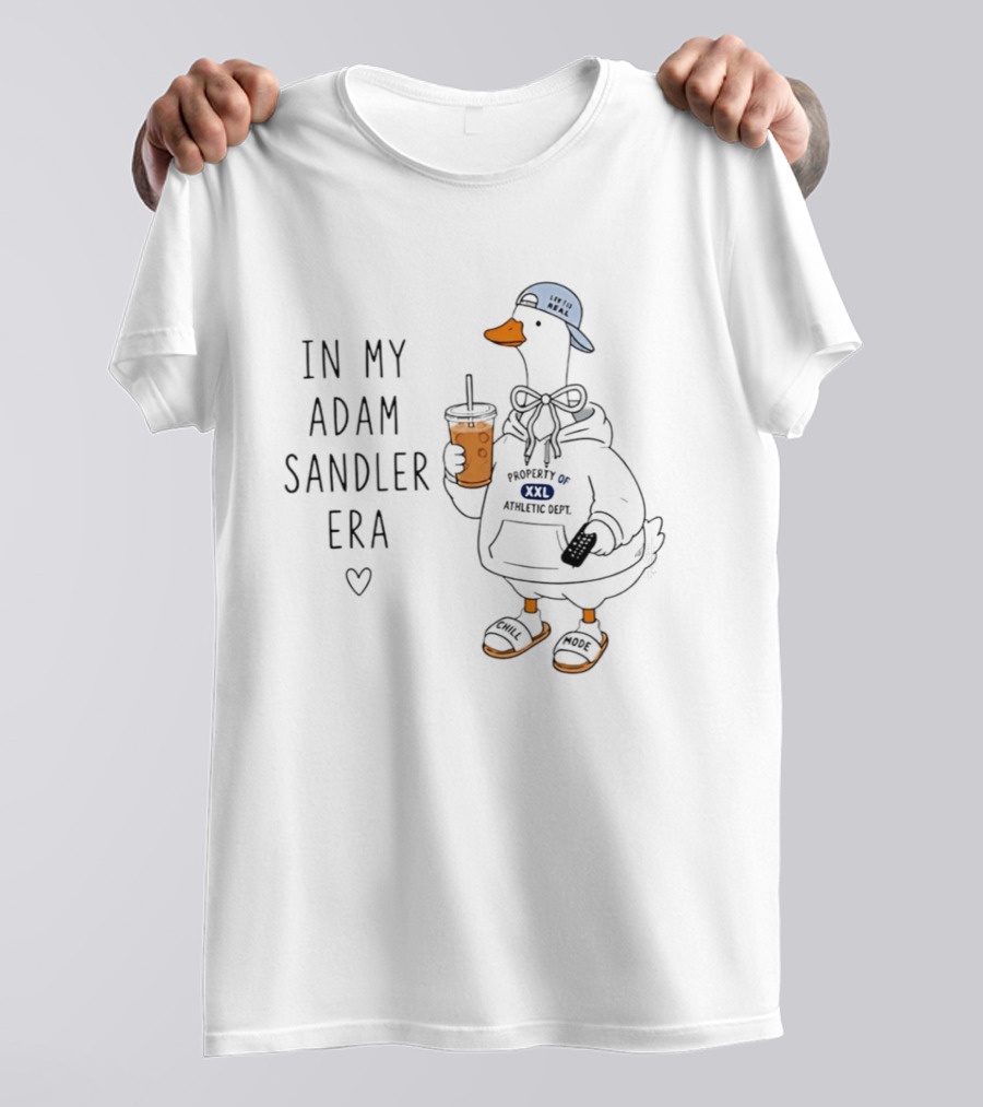 In My Adam Sandler Era Duck With And Drink T-Shirt