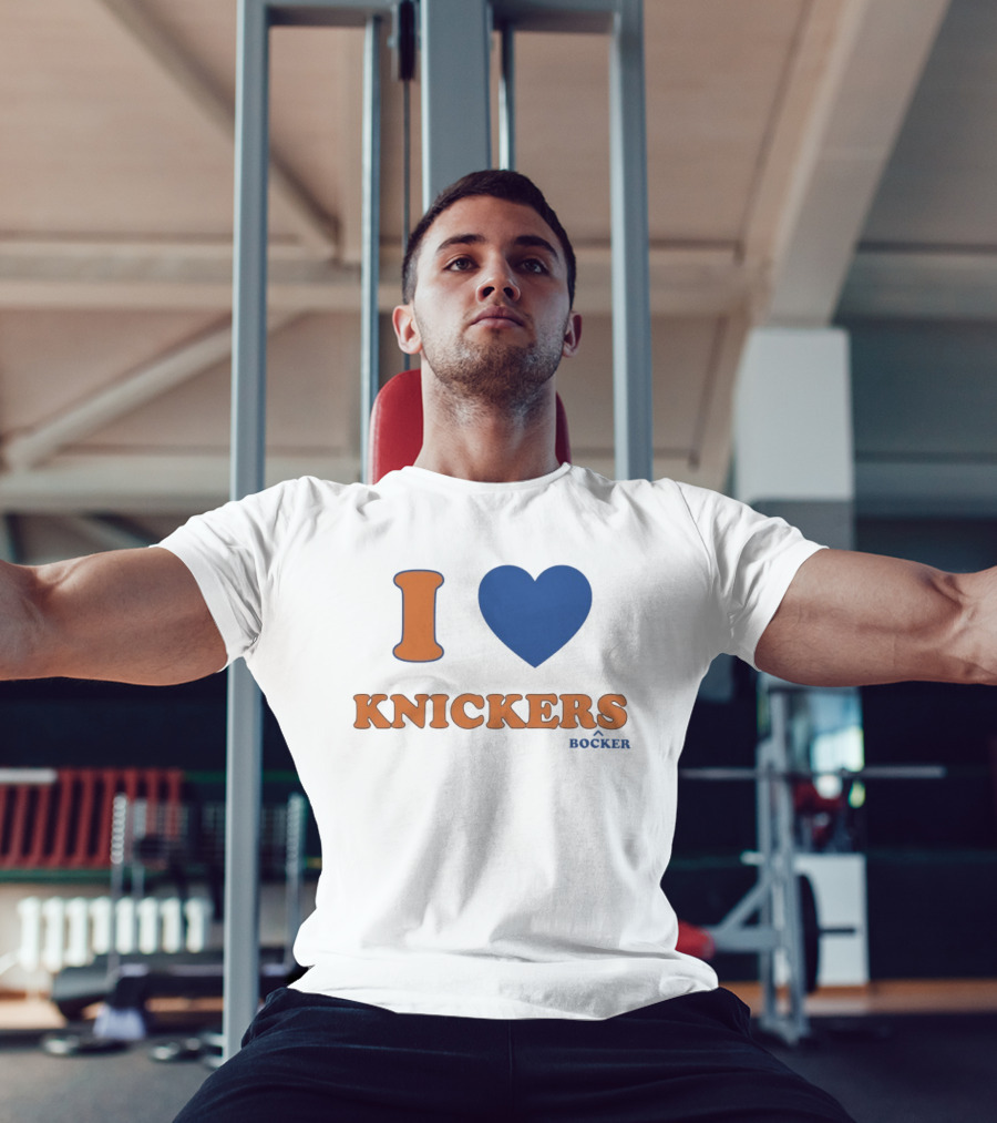 I Love Knicks Knickerbockers New York Basketball T-Shirt