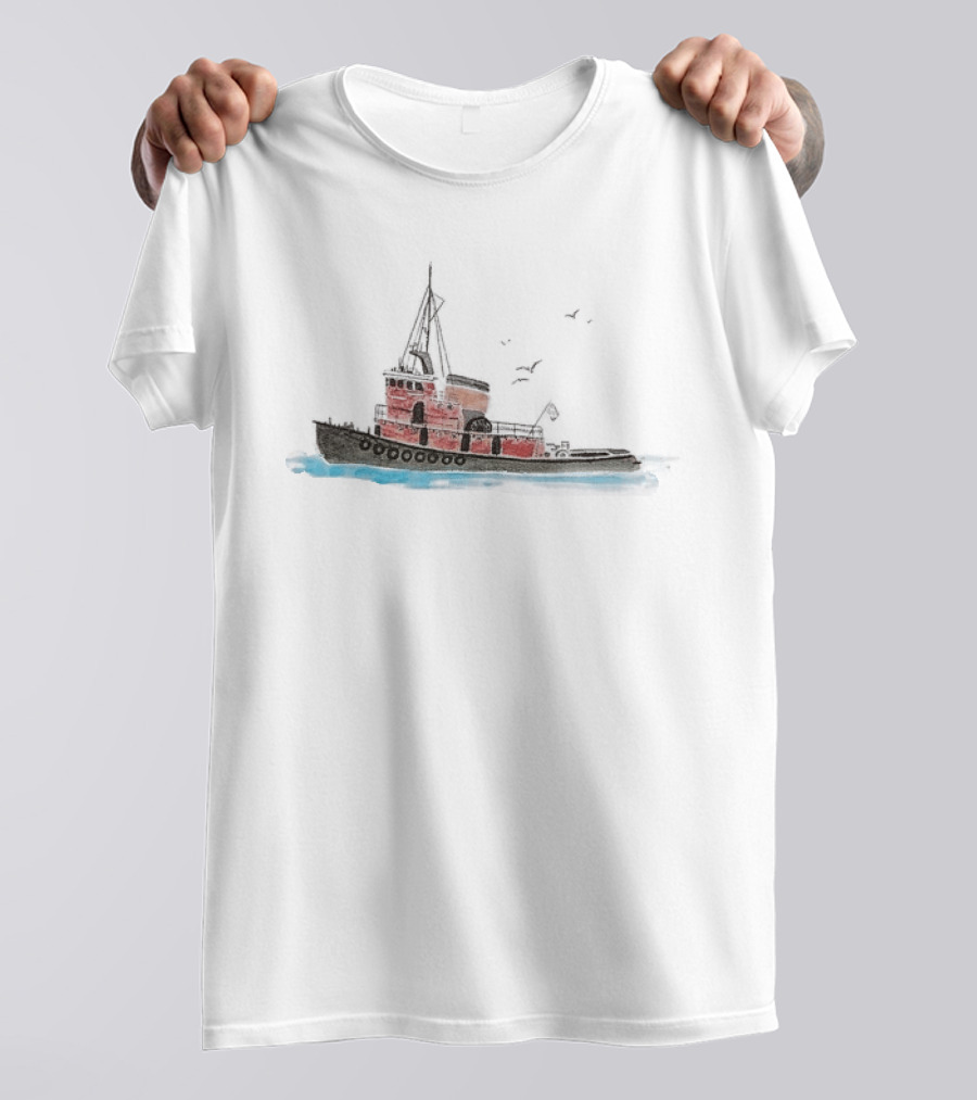 J.Crew Factory Boys' Tugboat Nautical Adventure T-Shirt