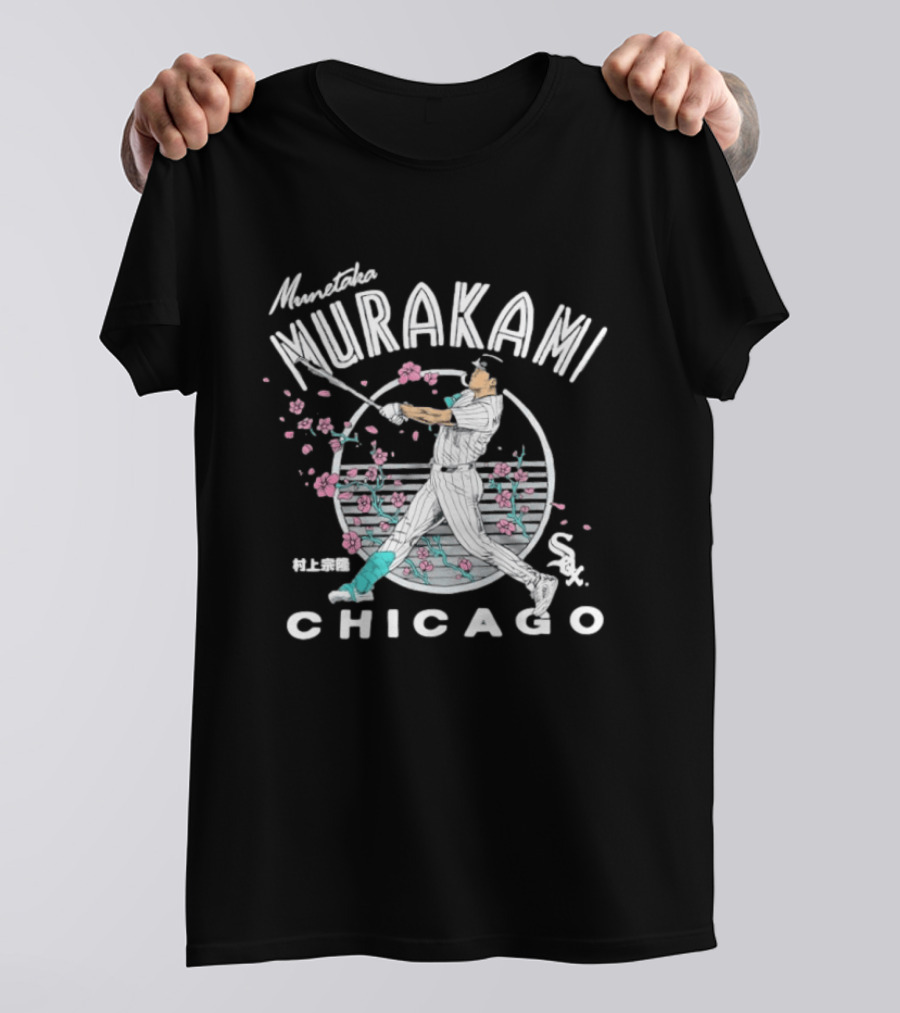 Munetaka Murakami Chicago White Sox Slugger Swing Blossom T-Shirt