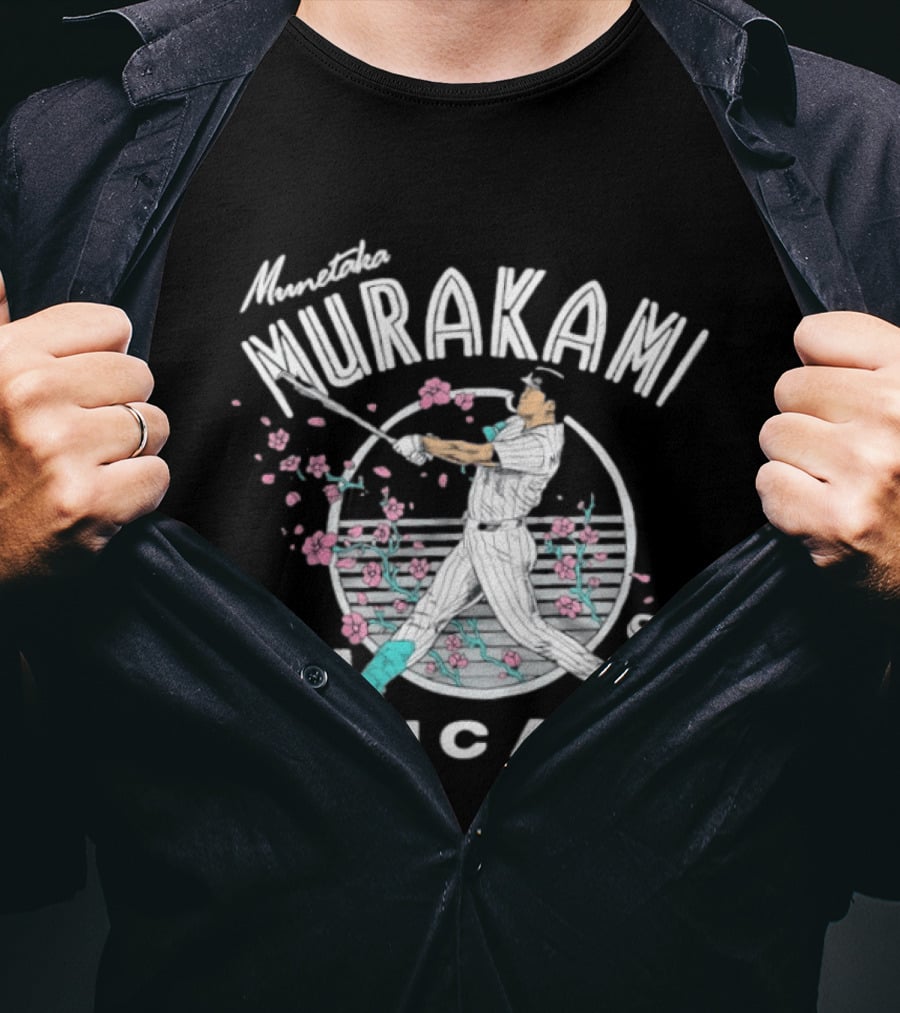 Munetaka Murakami Chicago White Sox Slugger Swing Blossom T-Shirt
