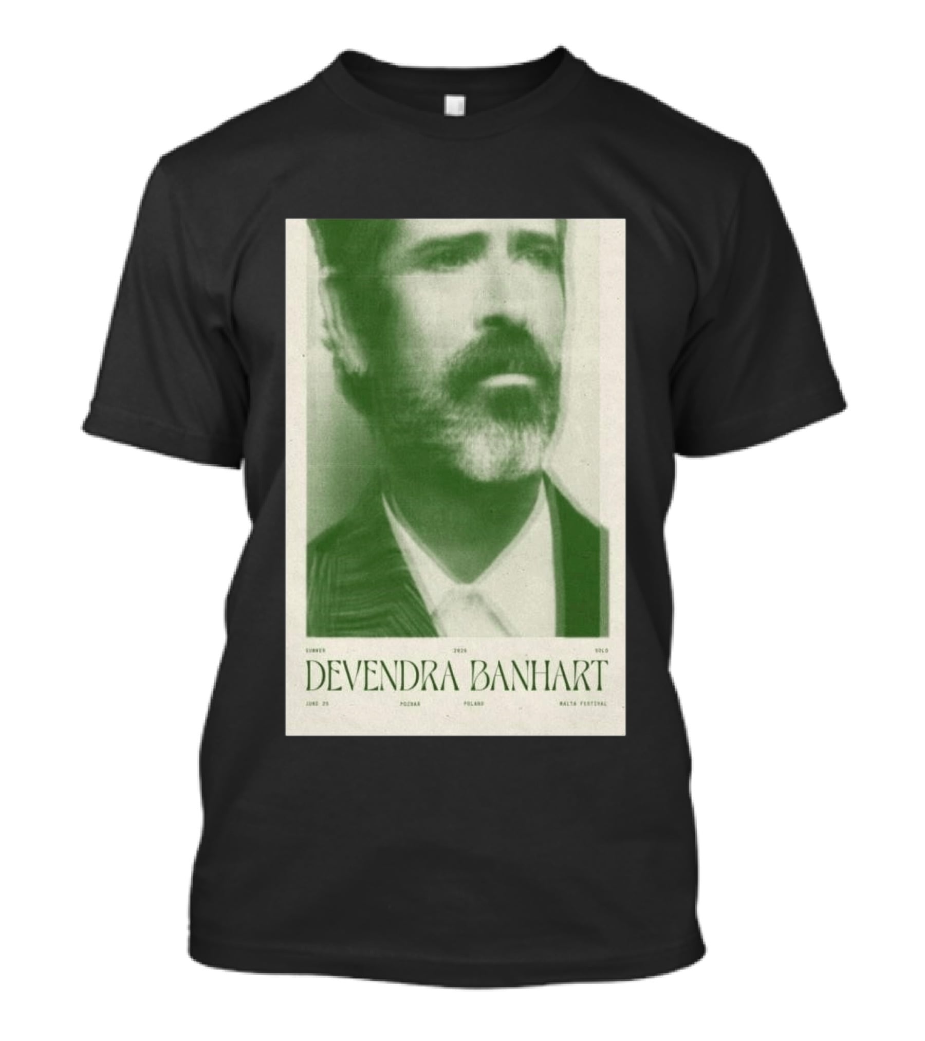 Summer 2026 Devendra Banhart Poznań Poland Malta Festival June 25 T-Shirt