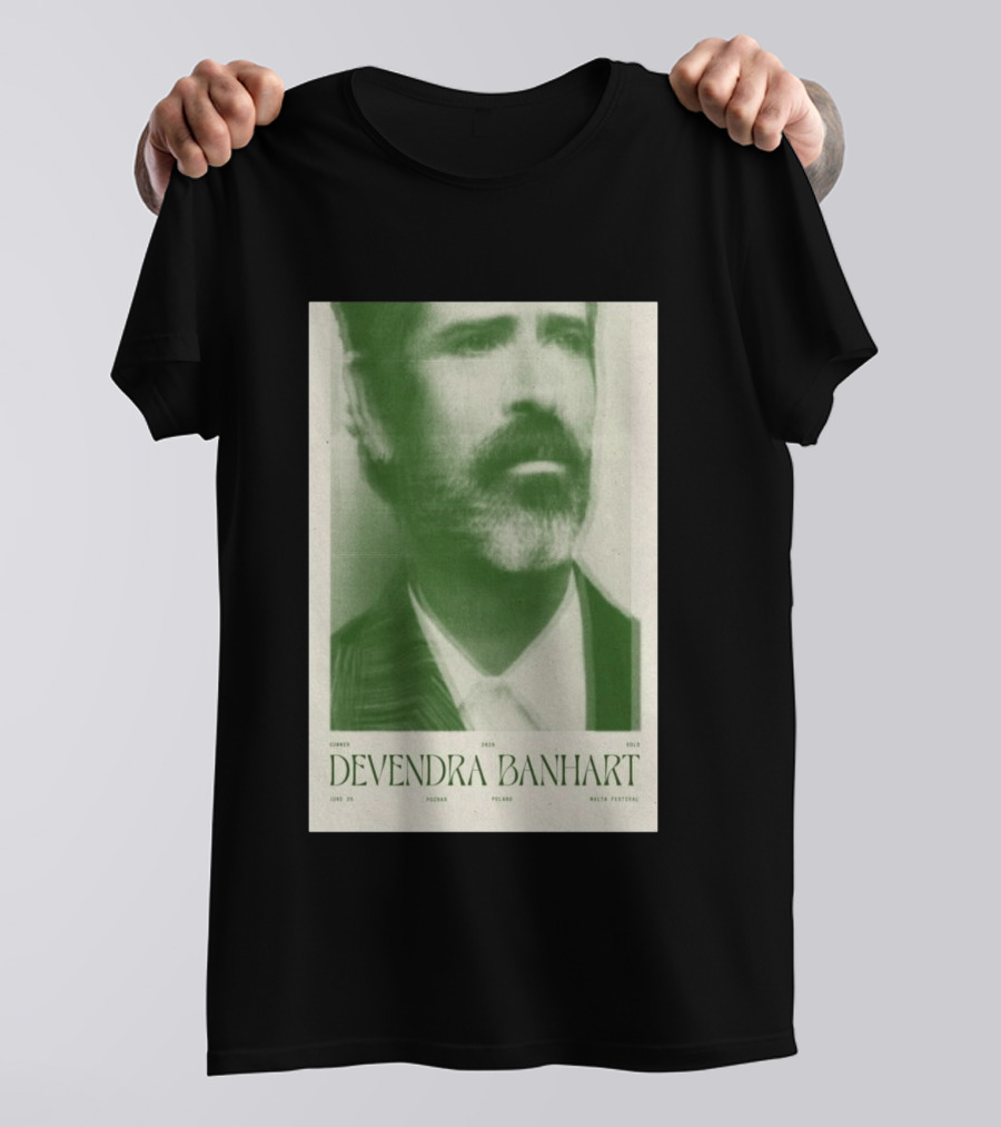 Summer 2026 Devendra Banhart Poznań Poland Malta Festival June 25 T-Shirt