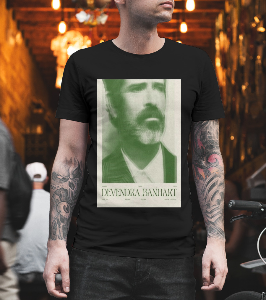 Summer 2026 Devendra Banhart Poznań Poland Malta Festival June 25 T-Shirt