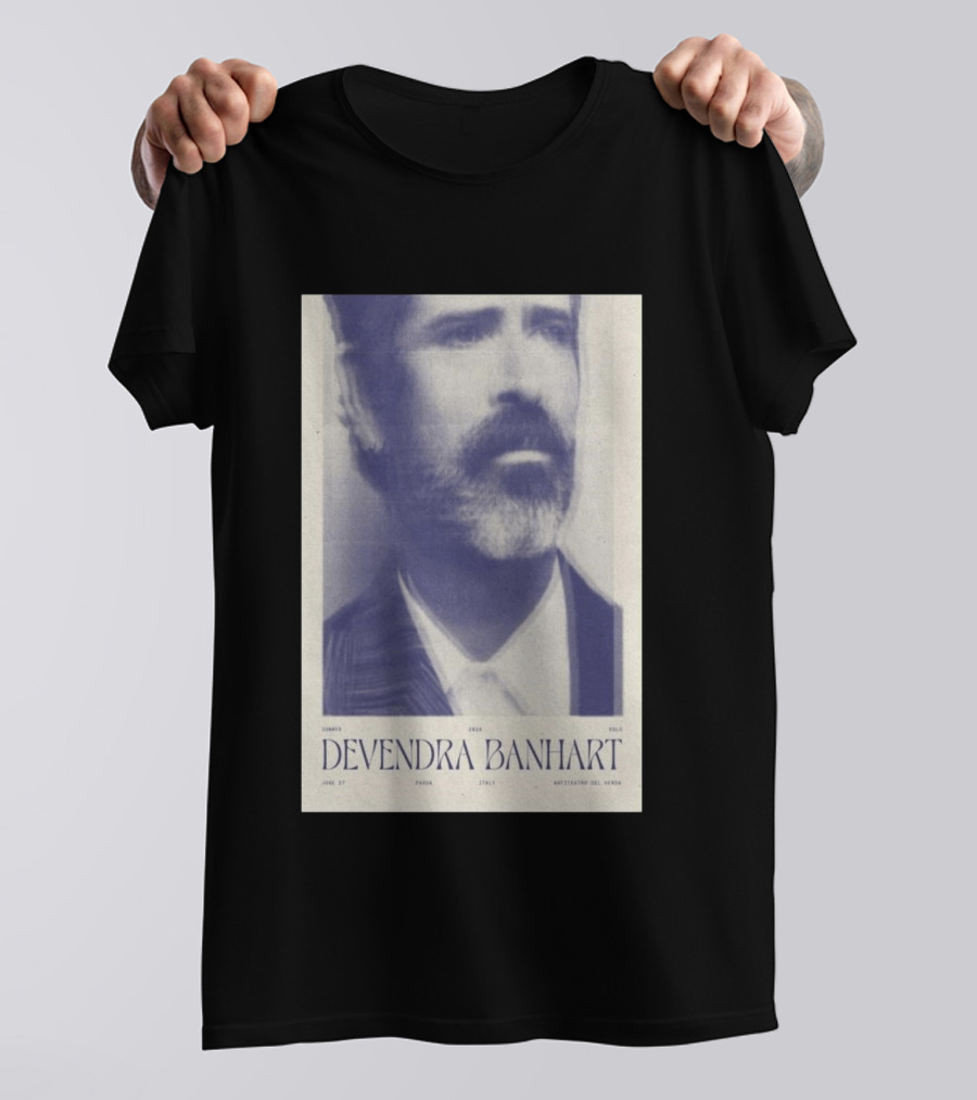 Devendra Banhart Anfiteatro Del Venda Padua Italy June 27 2026 T-Shirt