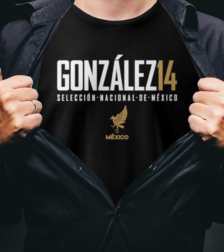 González 14 Selección Nacional De México México T-Shirt