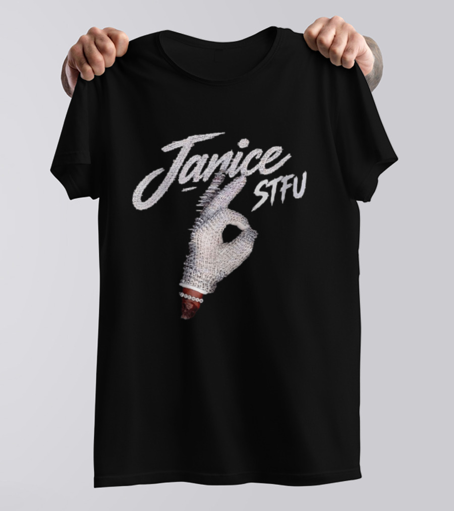 Janice STFU Iceman Drake Hand Gesture T-Shirt